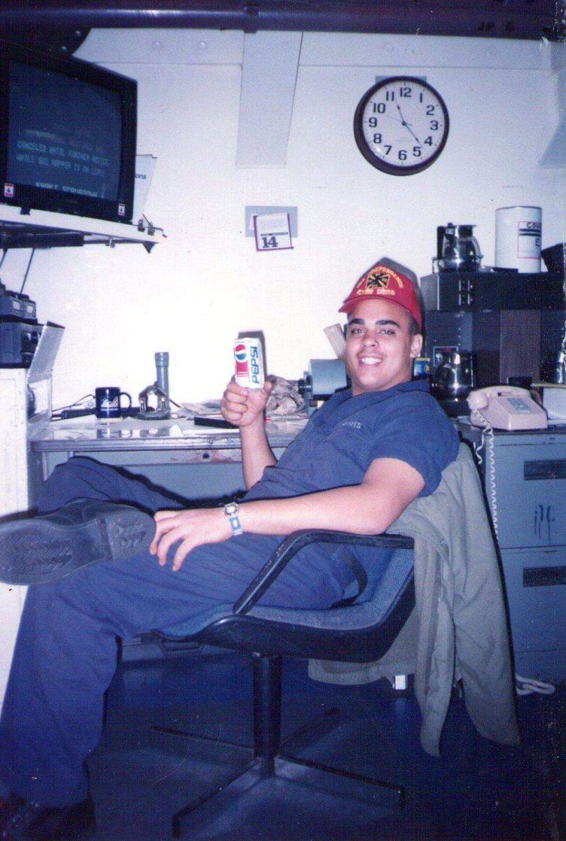 Russ Jones during his military service days.