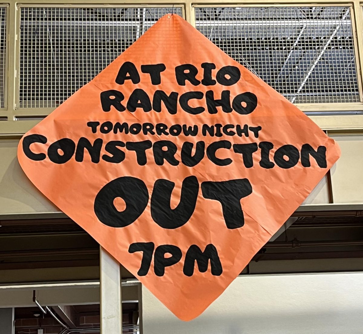 Construction Out At Rio Game Tonight!